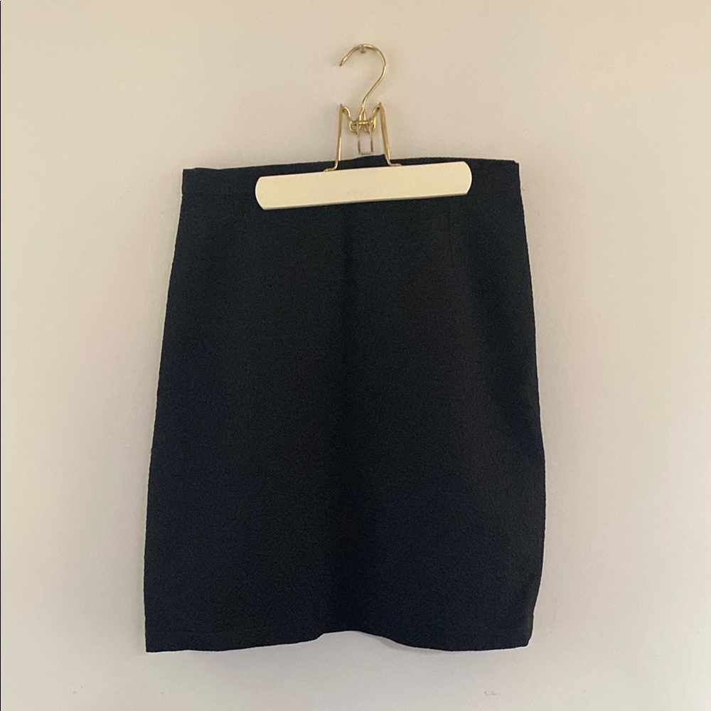Erdem NWOT Classic Black Kitty Skirt